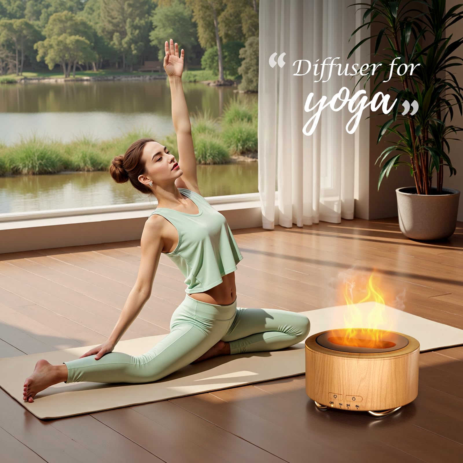 Xelthorys Essential Oil Diffuser for Home: 500ML Aroma