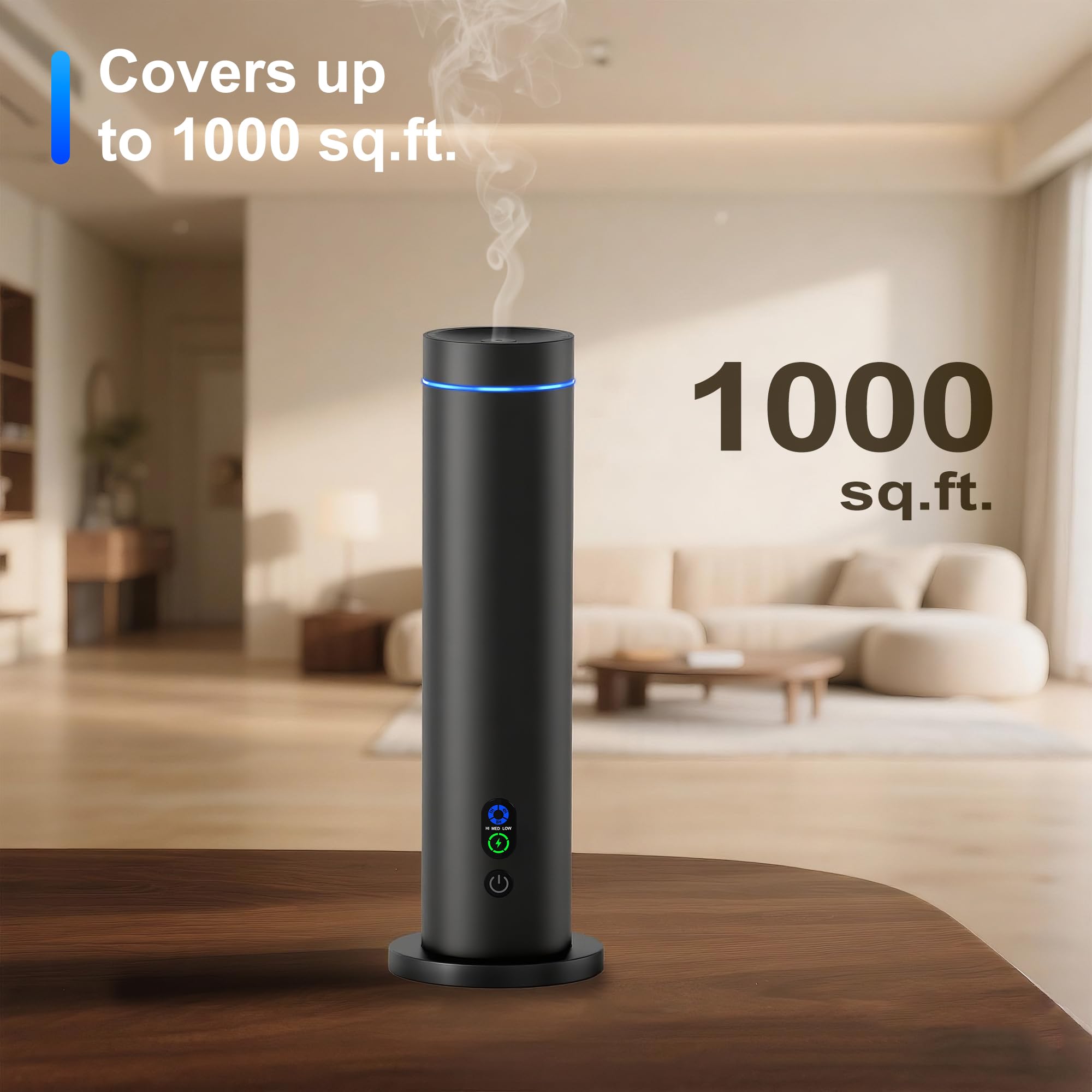 Essential Oil Diffuser with Tilt-Safe